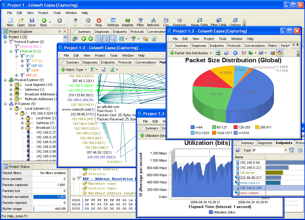 colasoft capsa network analyzer